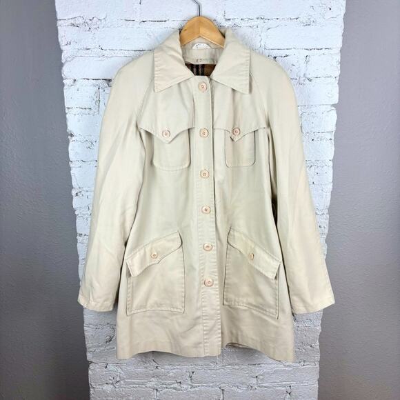 Vintage 70’s JC Pennys Flannel Lined Trench